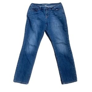 💜 Old Navy Curvy/Profile Mid-Rise Jeans - Size 12 Short - Dark Wash